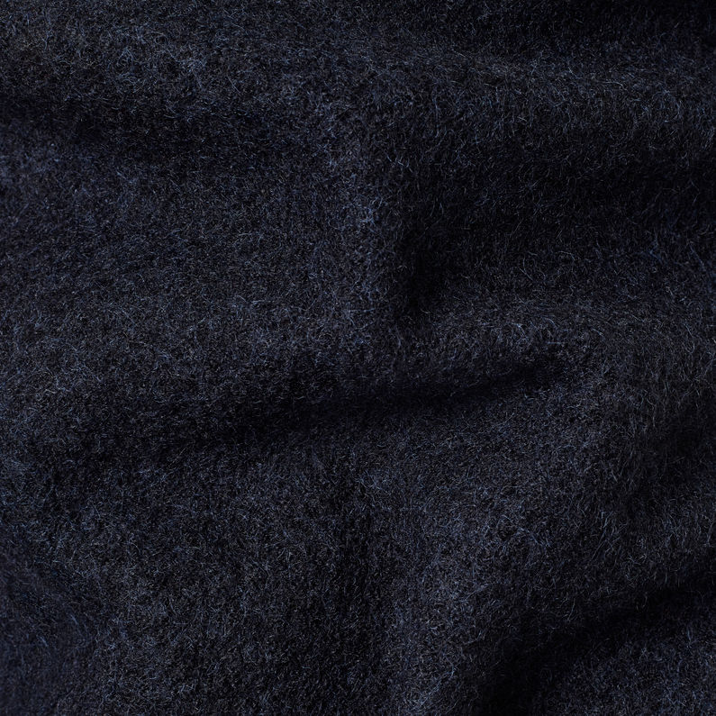 G-Star RAW® Abrigo Belted Field Padded Azul oscuro fabric shot