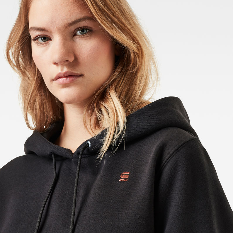 The Boyfriend Hooded Sweater | Black | G-Star RAW®