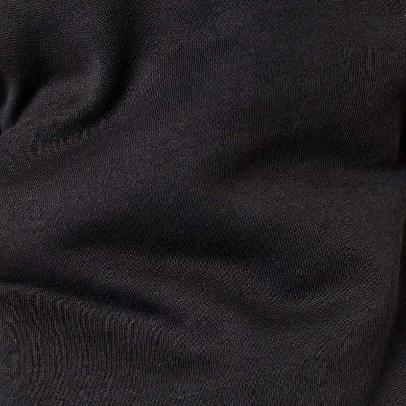 G-Star RAW® The Boyfriend Hooded Sweater Black fabric shot