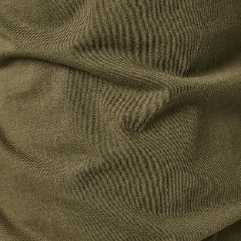 G-Star RAW® Text GR Slim T-Shirt Grün fabric shot