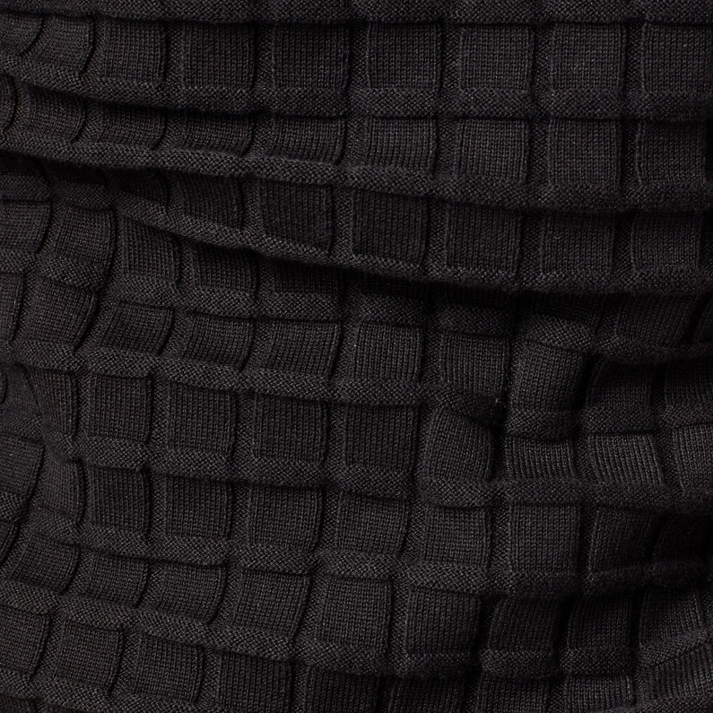G-Star RAW® Core Table Knitted Sweater Black fabric shot