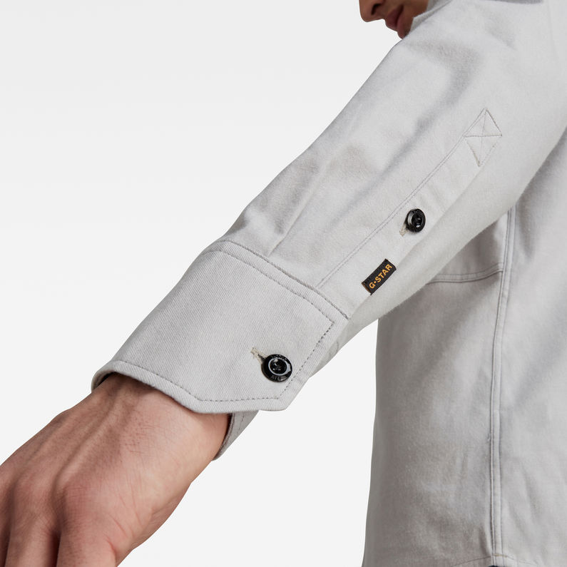 G-Star RAW® Panelled Pocket Slim Shirt Grey