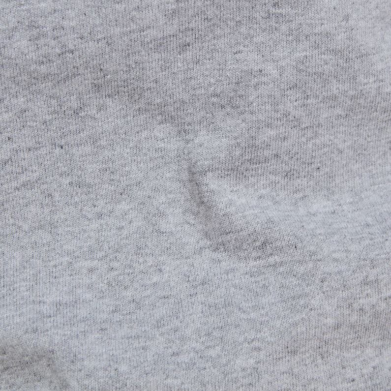 G-Star RAW® Badge Logo T-Shirt Grau fabric shot
