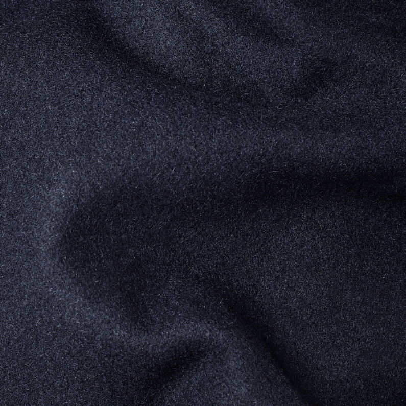 G-Star RAW® Manteau Captain Wool Bleu foncé fabric shot