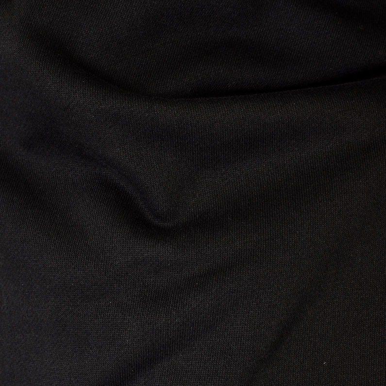 G-Star RAW® Fabric Mix Tapered Sweatpants Black fabric shot