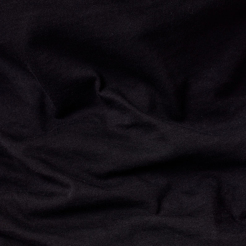 G-Star RAW® Wash GR Slim Top Black fabric shot