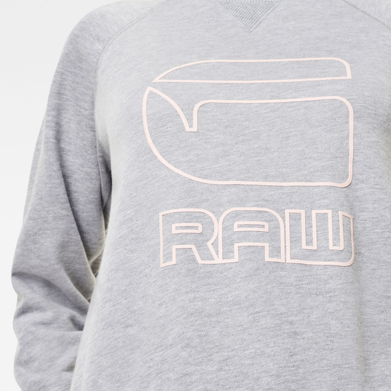 G-Star RAW® Sweat Graphic Graw Straight Multi couleur detail shot
