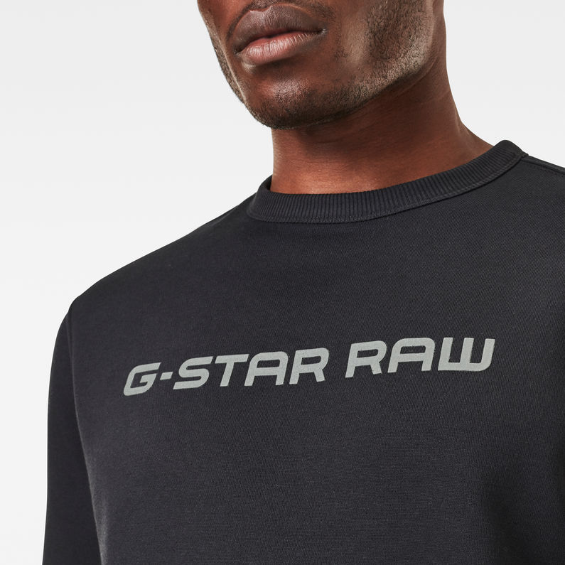 G-Star RAW® Loaq Sweat Noir detail shot