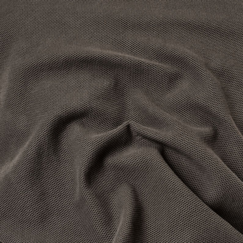 G-Star RAW® Jirgi Zip Tape Detail T-shirt Grey fabric shot