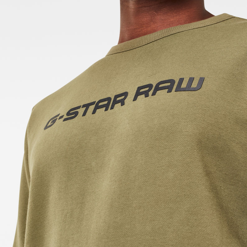 G-Star RAW® Loaq Sweater Green detail shot