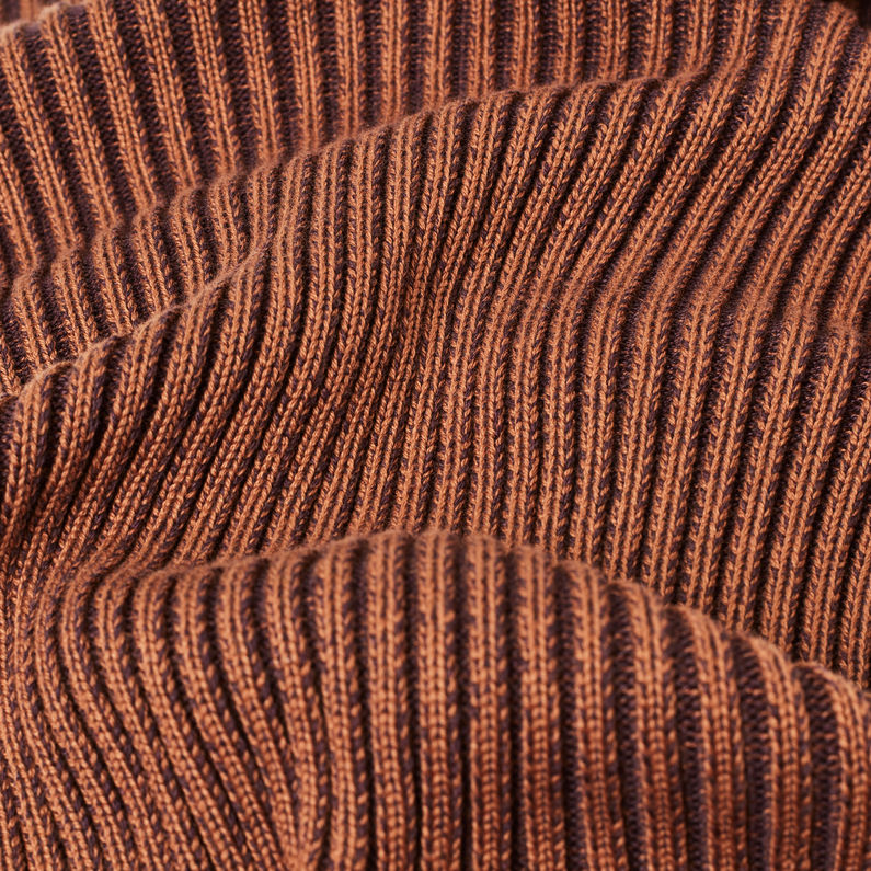 G-Star RAW® Sweat Plated 3D Knitted Biker Brun fabric shot
