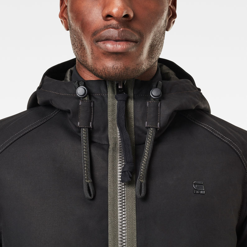 G-Star RAW® Veste Batt Zip Noir detail shot