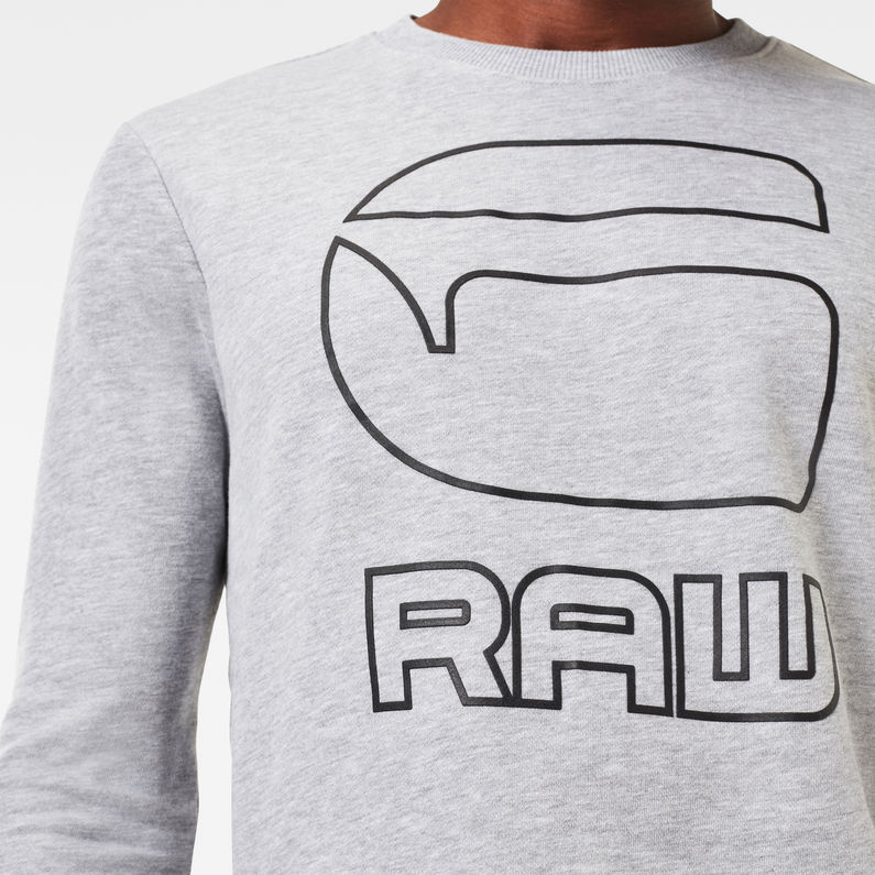 G-Star RAW® Graphic Graw Sweater Multi color detail shot
