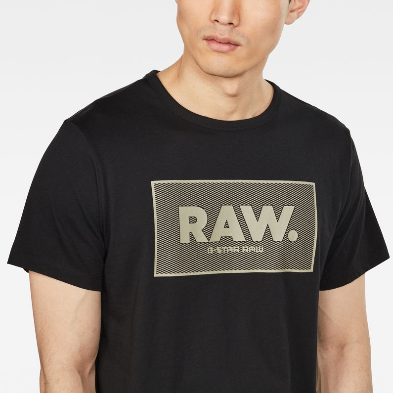 G-Star RAW® Boxed Graphic T-Shirt Noir