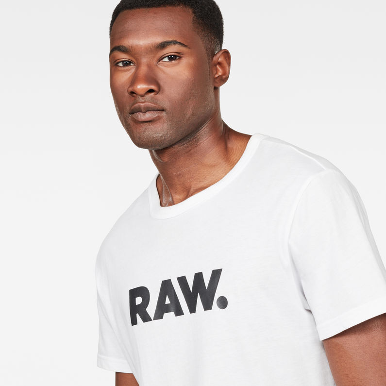 G-Star RAW® Holorn T-Shirt White detail shot