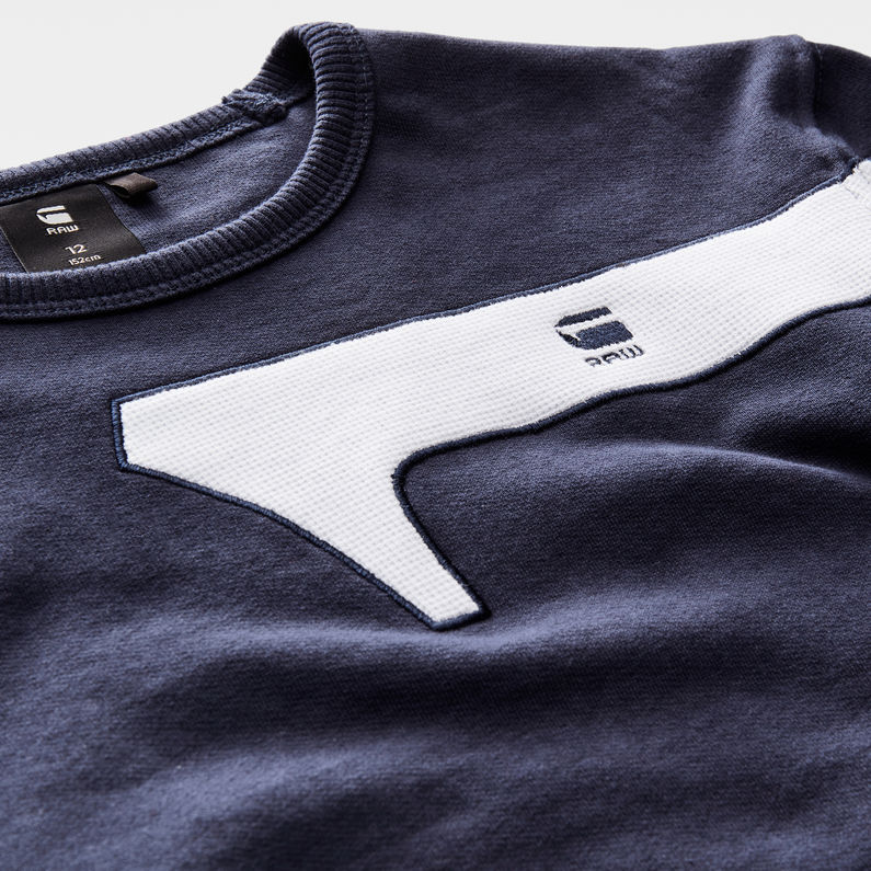 G-Star RAW® Sweater Dark blue detail shot