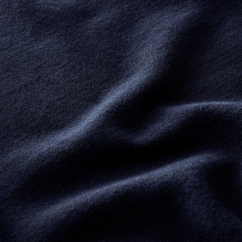 G-Star RAW® Pull tricoté Bleu foncé fabric shot