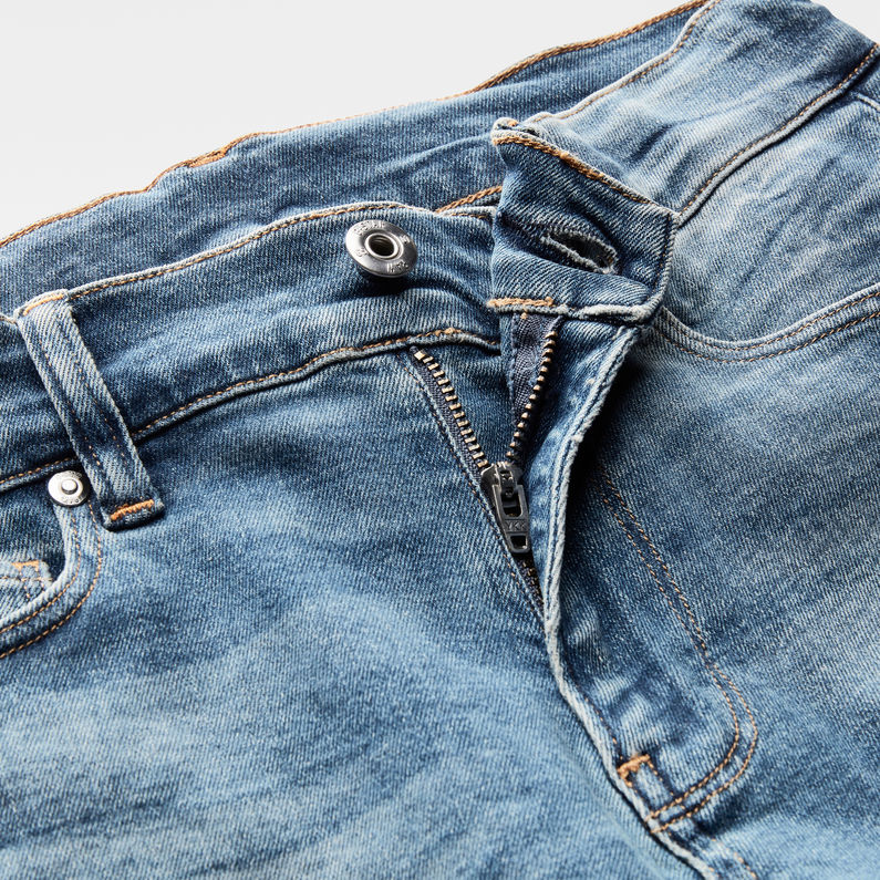 G-Star RAW® 3301 Skinny jeans Midden blauw