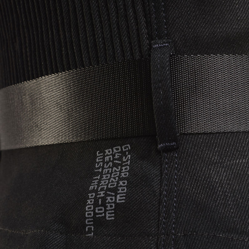G-STAR® GSRR Selvedge Denim Corset Top Schwarz fabric shot