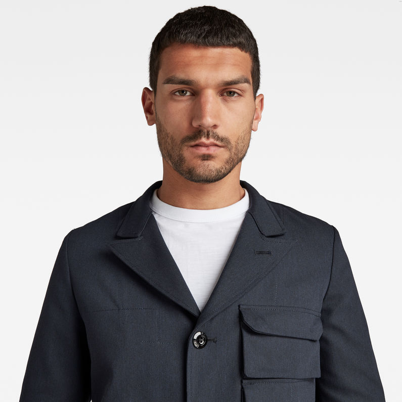 G-Star RAW® GSRR 4-Button Blazer Dark blue detail shot