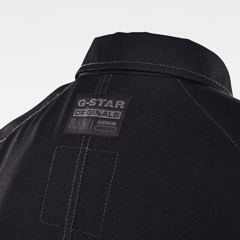 G-STAR® E Overshirt Black fabric shot