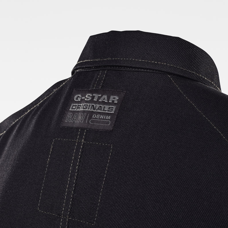 G-Star RAW® E Overshirt Zwart fabric shot