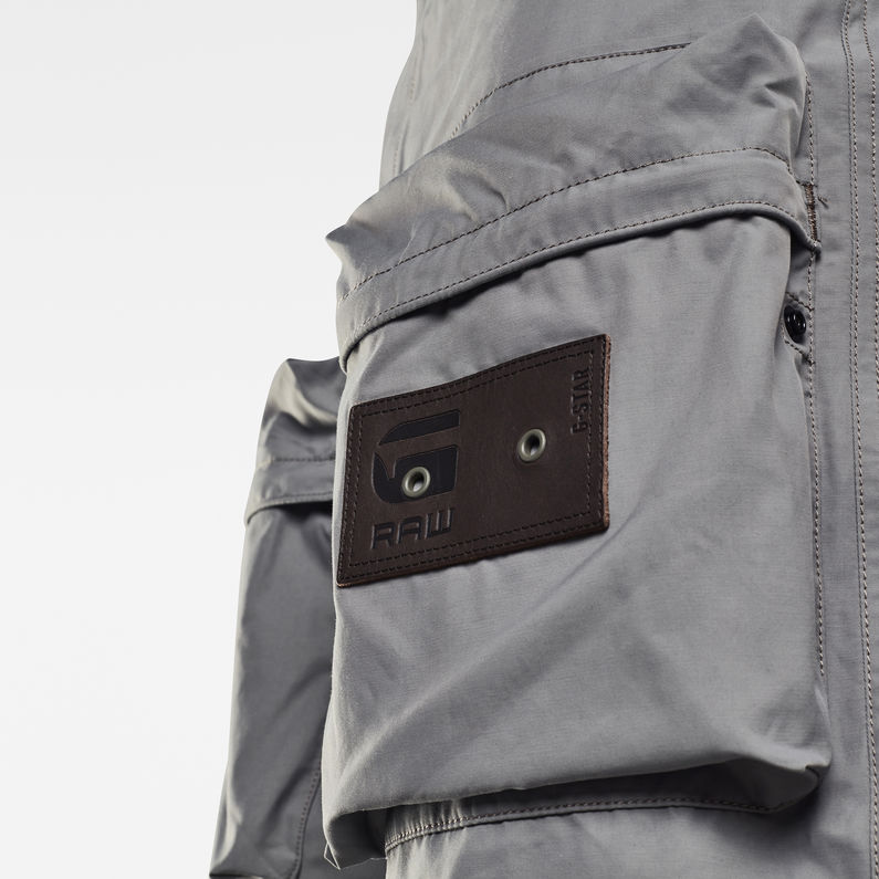 G-Star RAW® Pantalon E Relaxed Tapered Cargo Gris detail shot