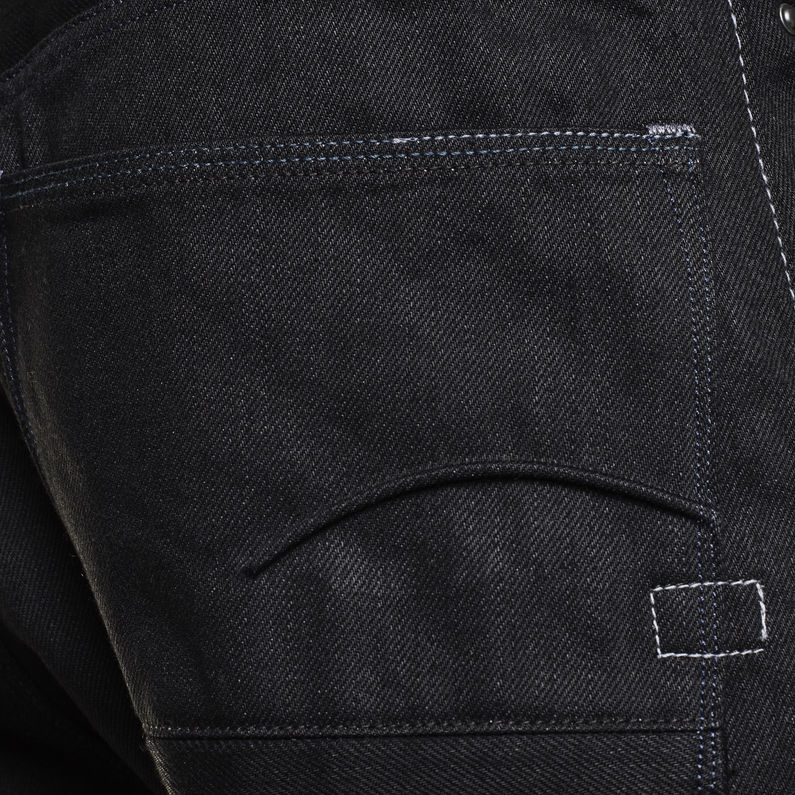 G-STAR® GSRR Grip Relaxed Tapered Selvedge Jeans Zwart