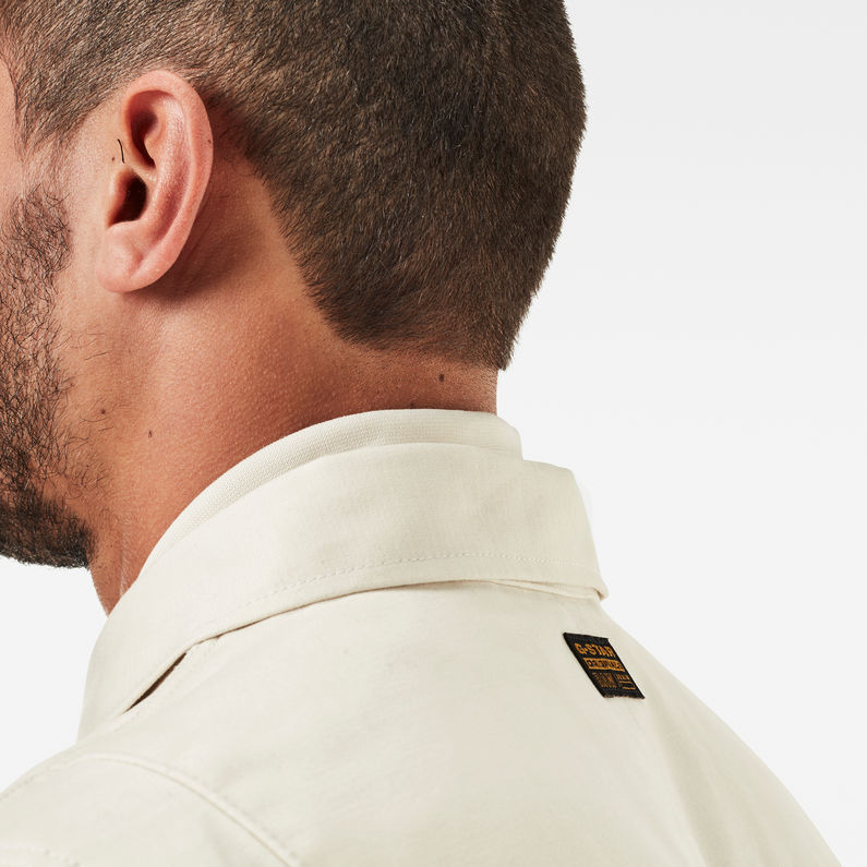 G-Star RAW® Naval Overshirt AW Beige detail shot