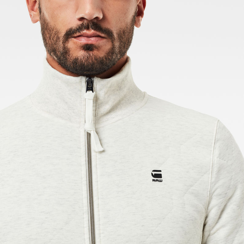 G-Star RAW® Utility Quilted Sweat Track Jacket White