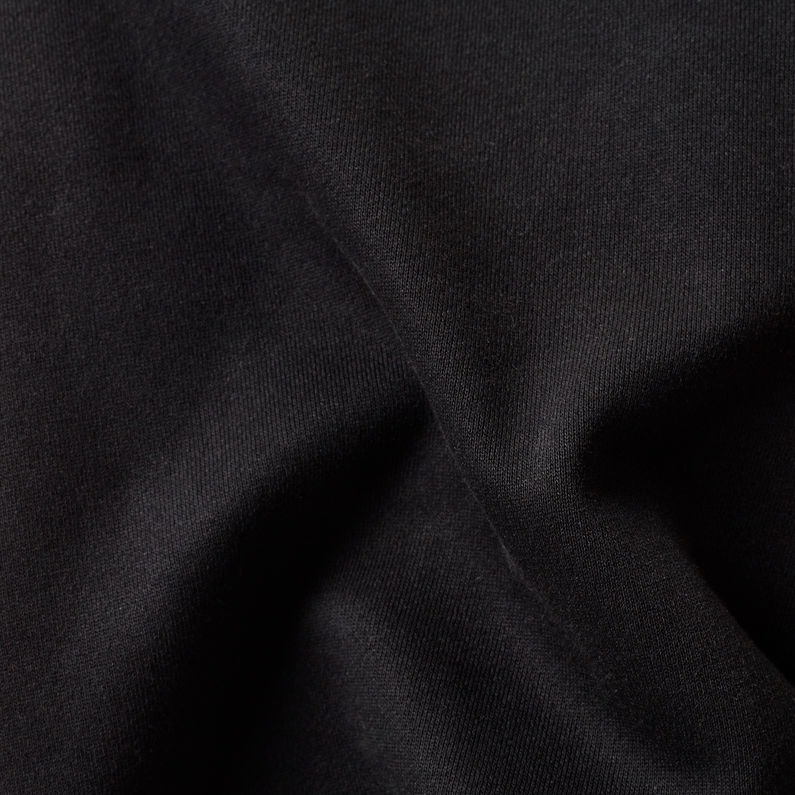 G-Star RAW® Graphic Thistle Xzyph Sweater Black fabric shot