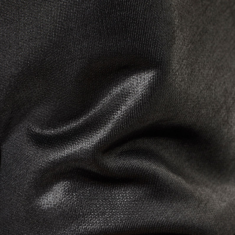 G-Star RAW® Glossy Sweat Jumpsuit ブラック fabric shot