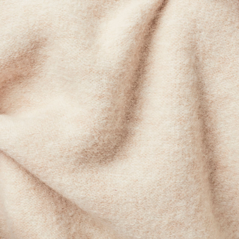 G-STAR® Utility Cable Mock Knitted Sweater Beige fabric shot