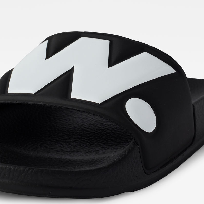 G-STAR® Cart Slide II Sandalen Schwarz detail