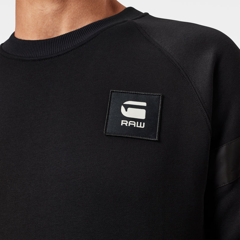 G-Star RAW® Sweat à capuche PM Noir detail shot