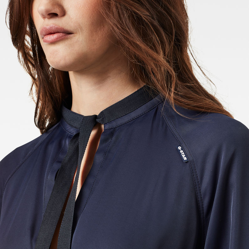 G-Star RAW® V-neck Tunic Dress Dark blue
