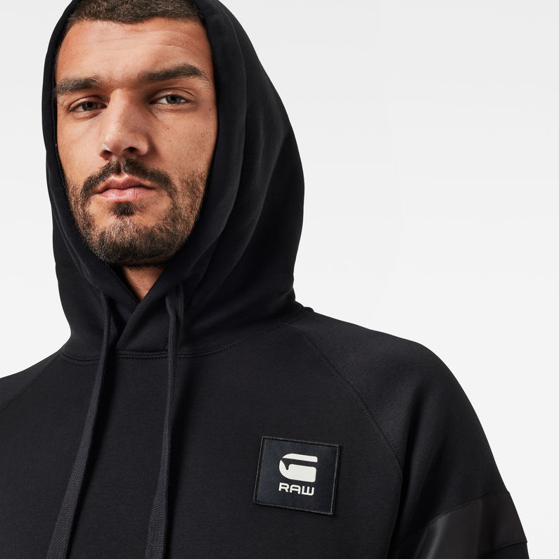 G-Star RAW® Sweat à capuche PM Noir detail shot
