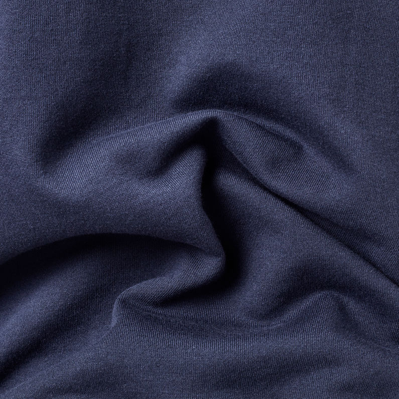 G-Star RAW® Hooded Zip Sweatshirt Dunkelblau fabric shot