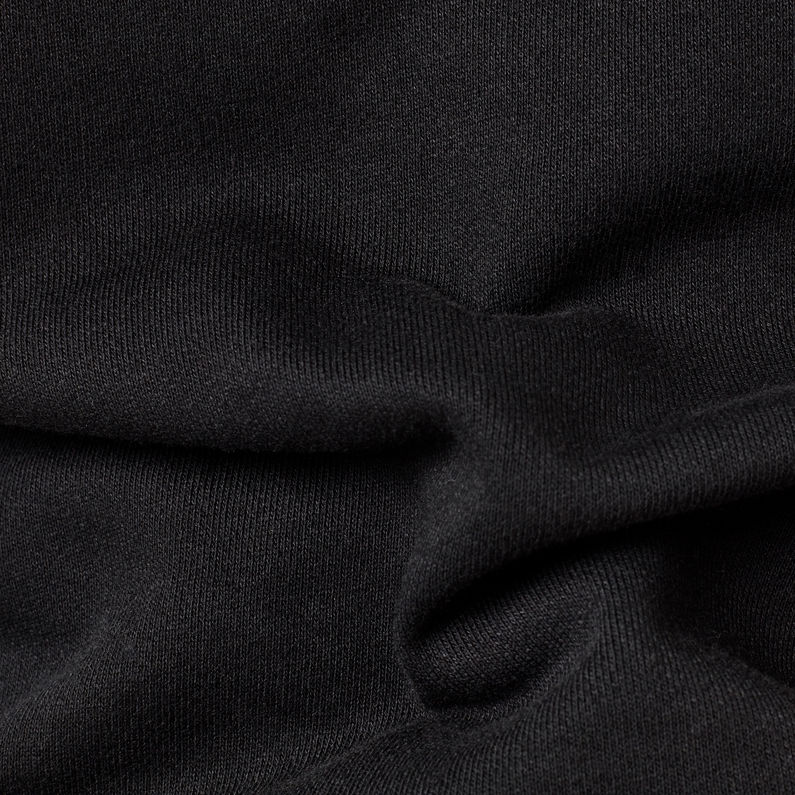 G-Star RAW® Graphic Core Hoodie Black fabric shot