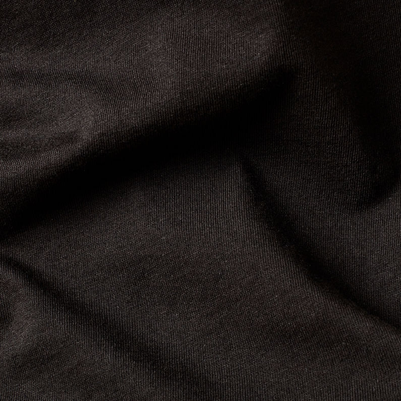 G-Star RAW® Haut Mysid Optic Slim C Noir fabric shot