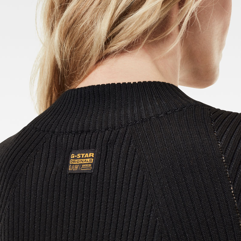 G-STAR® Robe Plated Lynn Knit Slim Noir