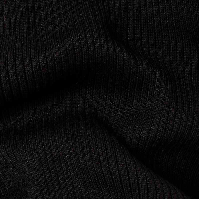 G-Star RAW® Robe Plated Lynn Knit Slim Noir