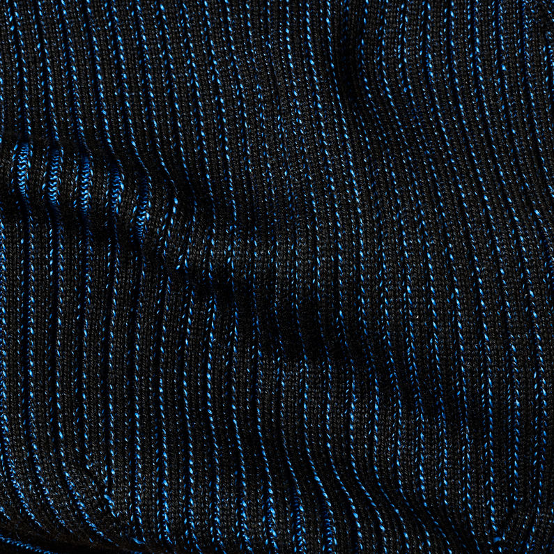 G-Star RAW® Plated Lynn Mock Slim Knitted Pullover Mehrfarbig fabric shot