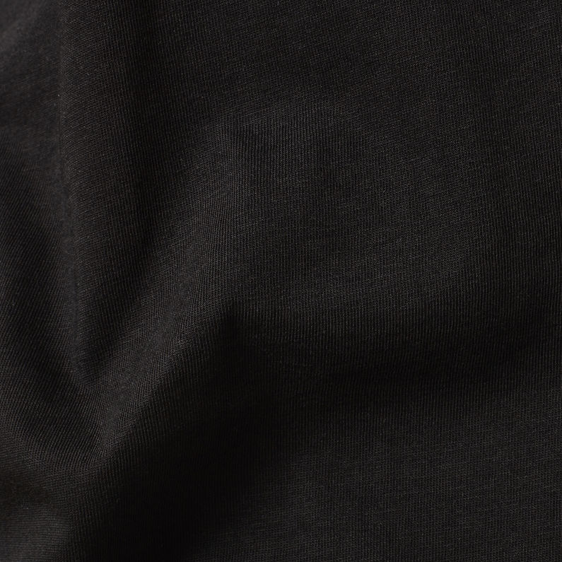 G-Star RAW® Haut Thistle GR Lash Fem Loose Noir fabric shot