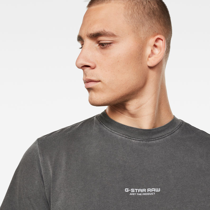 G-Star RAW® T-Shirt Reflective Logo Loose OD Noir