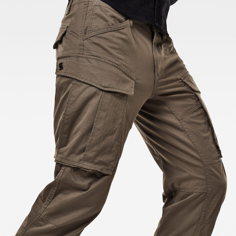 G-Star RAW® Cargo 3D Straight Tapered Pants Grey detail shot