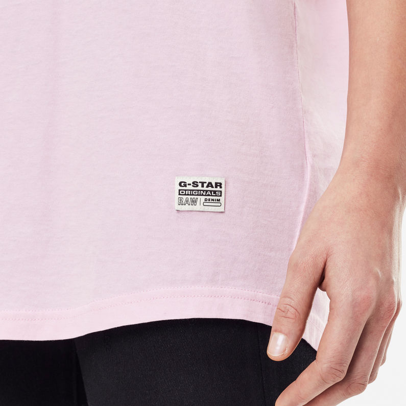 G-Star RAW® Lash Fem Loose Top Purple detail shot