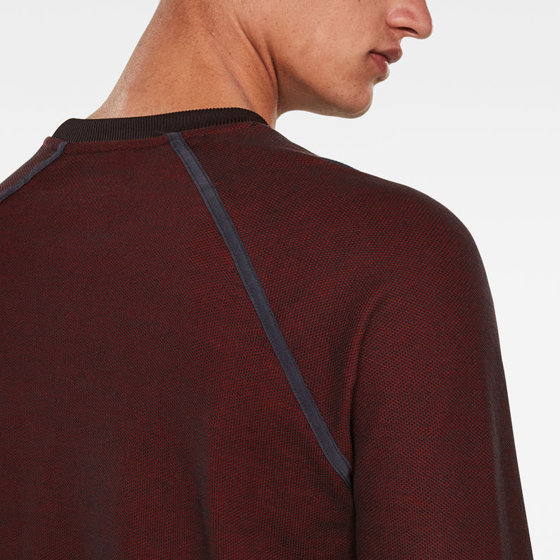 G-Star RAW® T-Shirt Jirgi Tape Detail Rouge