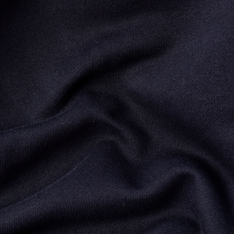 G-Star RAW® Graphic Hooded Sweater Donkerblauw fabric shot