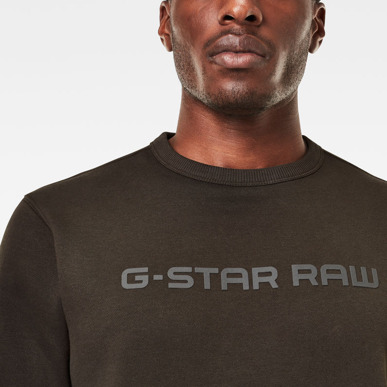 G-Star RAW® Loaq Sweat Gris detail shot